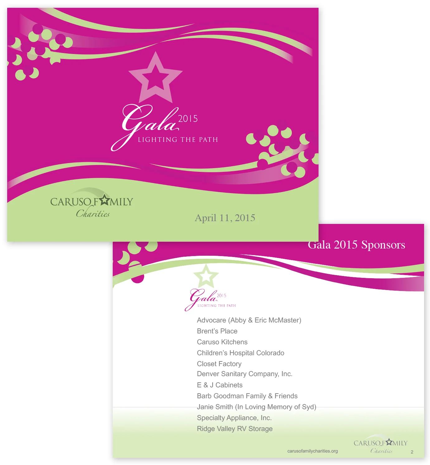  Caruso Charities – Gala Powerpoint Template 