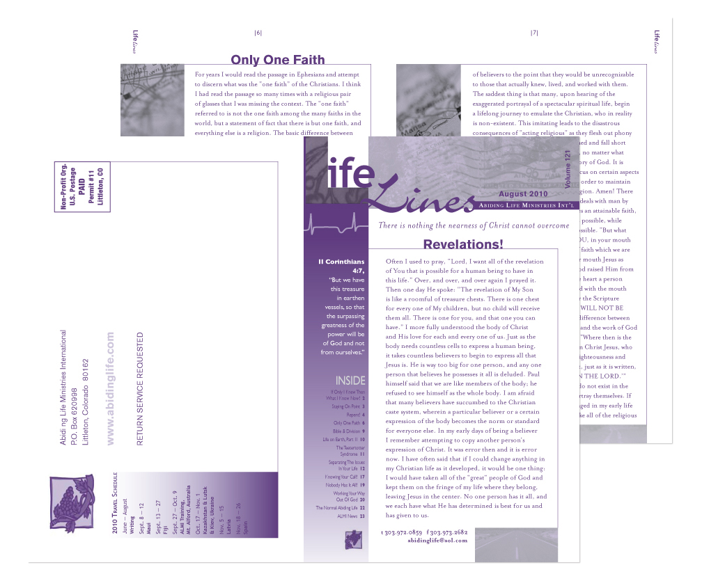 Abiding Life Ministries Newsletter