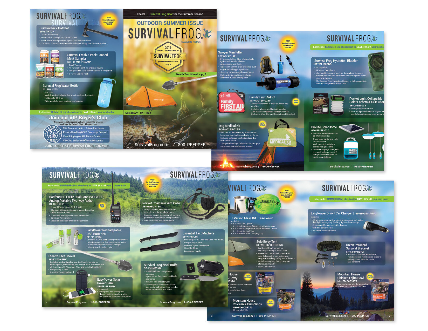 SurvivalFrog Summer Catalog