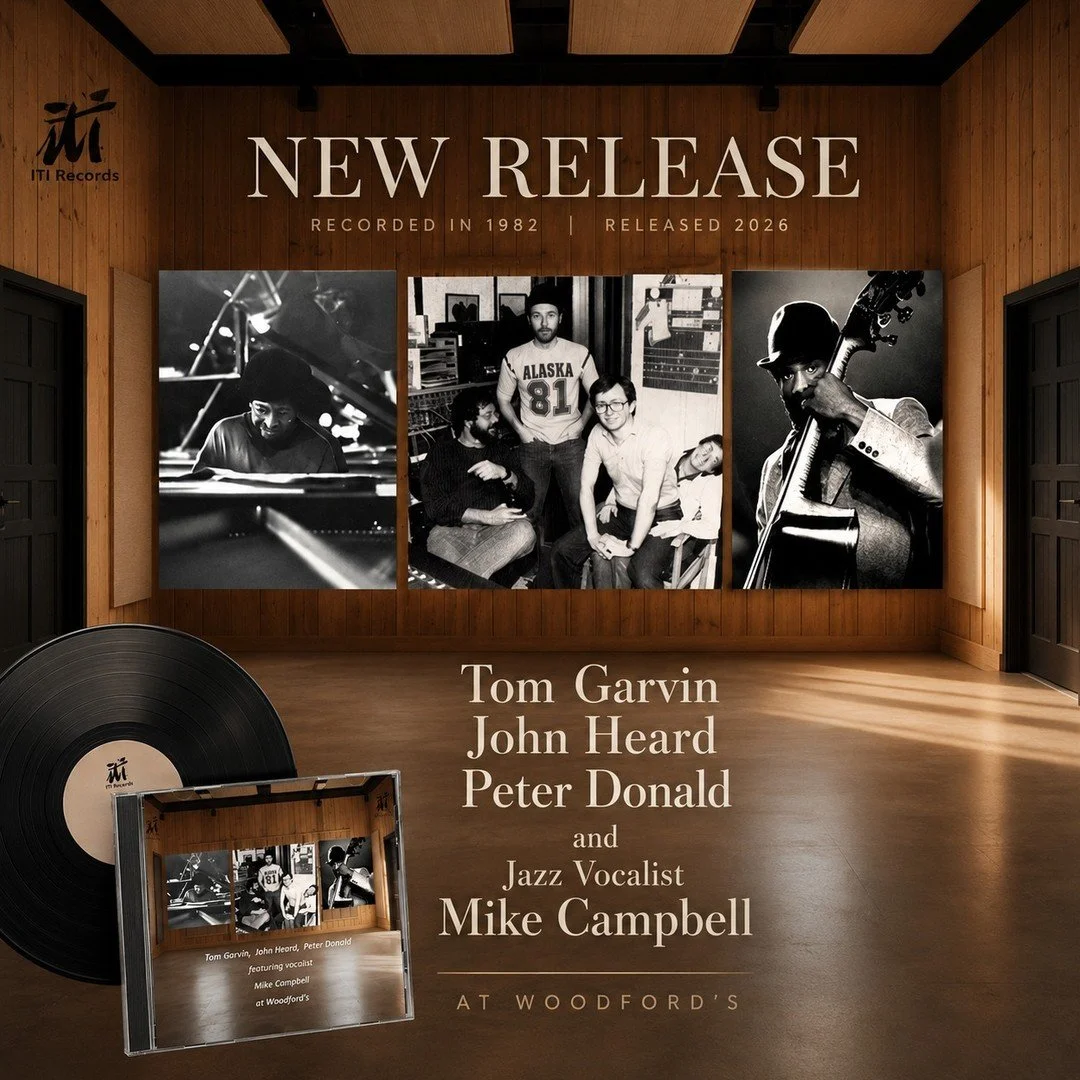 Some recordings are worth waiting for.

Recorded in 1982. Released in 2026.

At Woodford's brings together Tom Garvin, John Heard, Peter Donald, and Mike Campbell in an intimate jazz session that remained hidden for over four decades.

The wait is ov