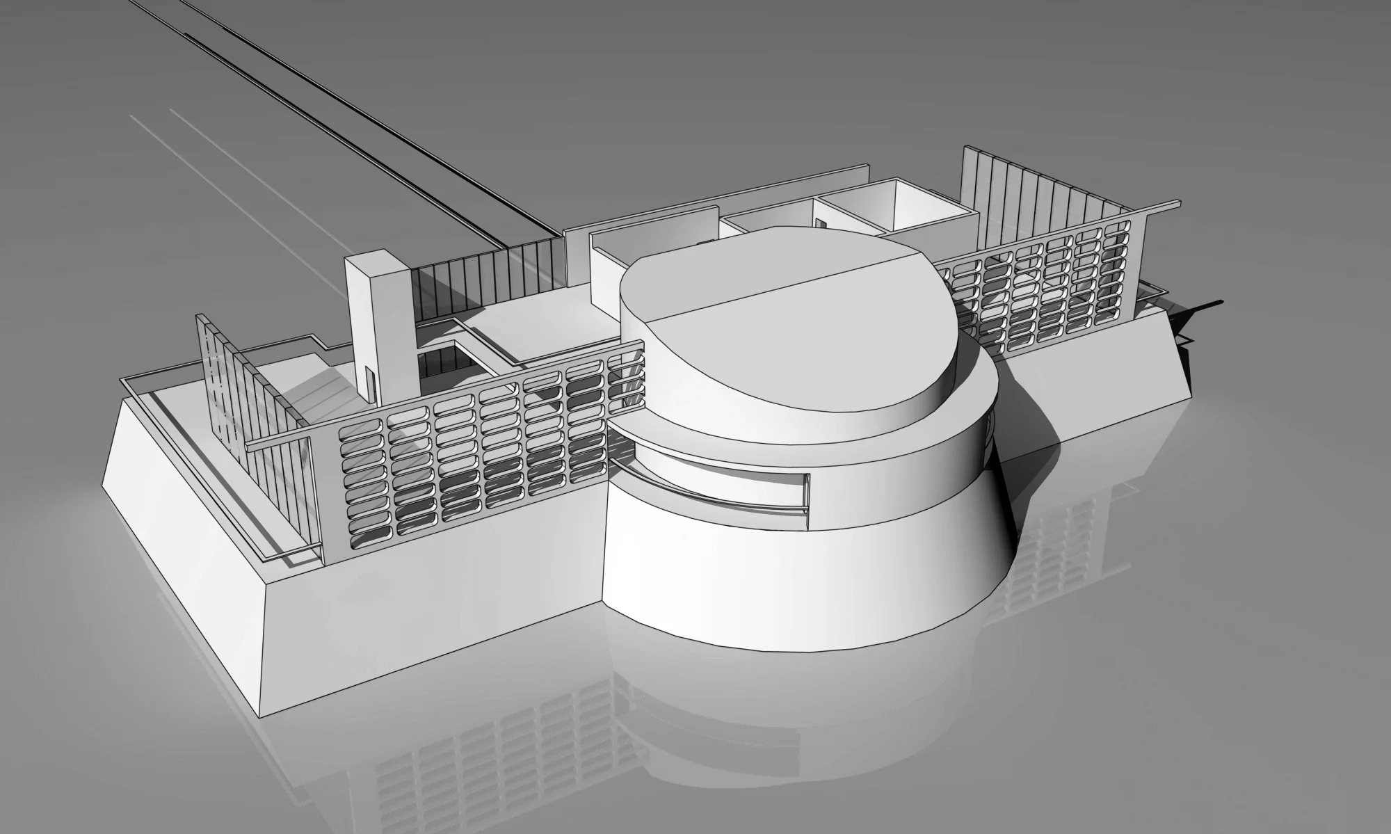 Exploded Perspective View of the Study Model