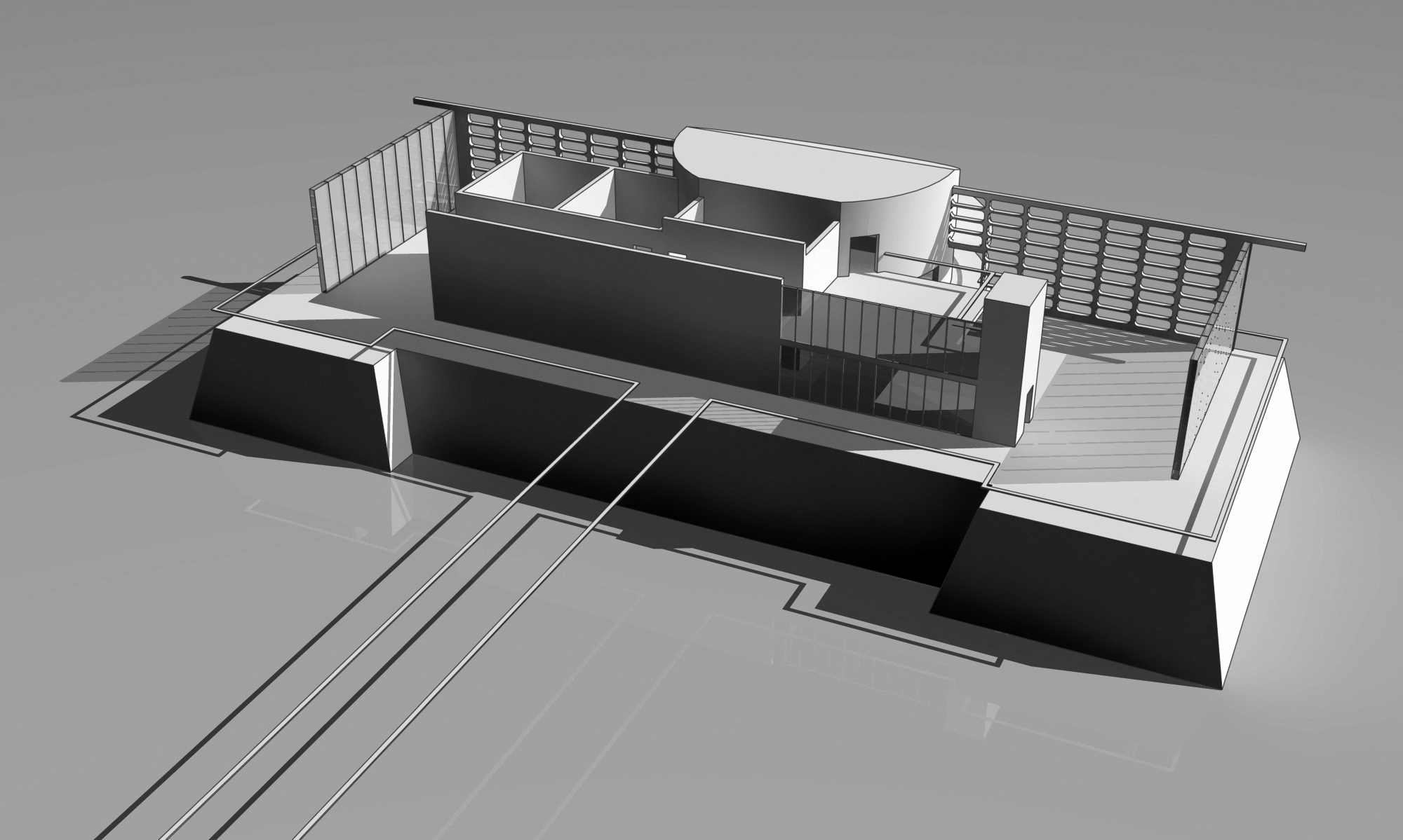 Exploded Perspective View of the Study Model