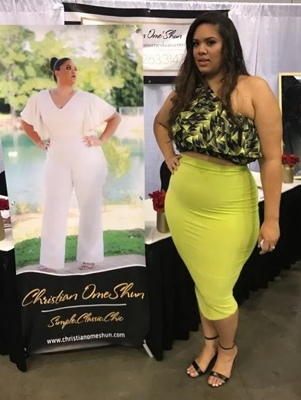 Alex wearing Dana Ruffle Top and Prima Donna Skirt