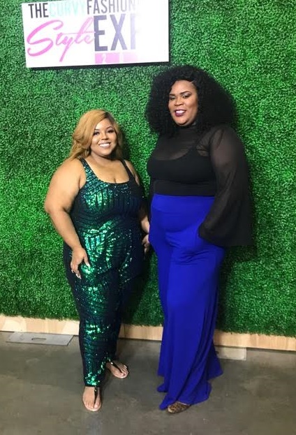 Courtney Noelle and Our CEO and Head Designer Ashontay wearing CO Sheer Shirt and CO Extra Wide Pant
