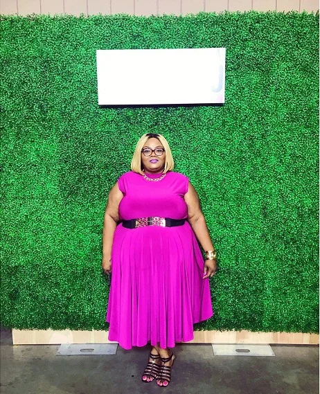 Maui of Phat Girl Fresh in our CO Circle Dress