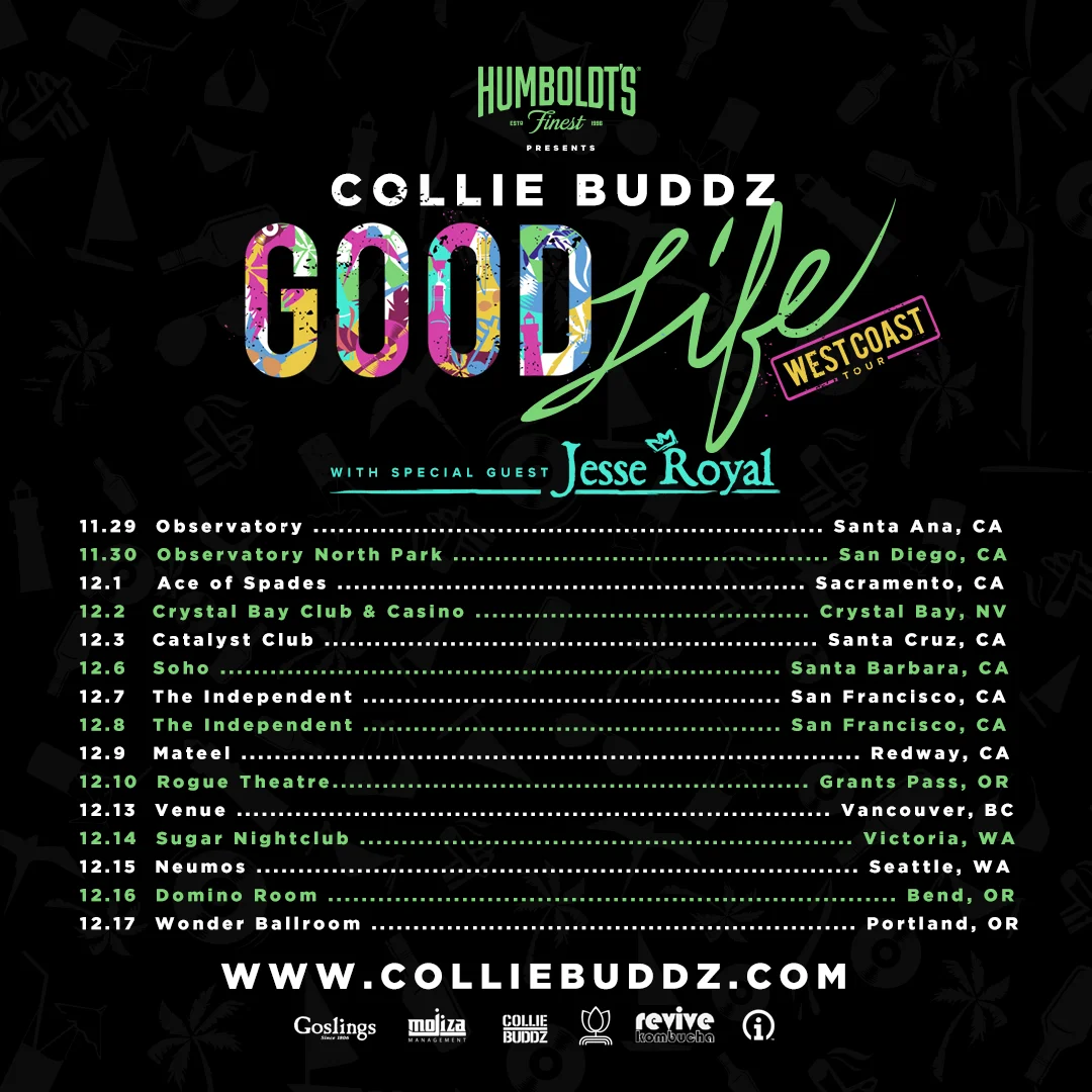 collie buddz tour playlist collie buddz tour playlist