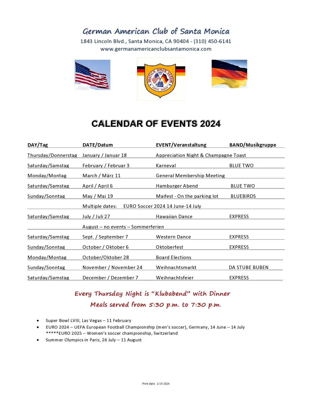 German American Club of Santa Monica