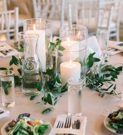 Cylindrical Glass Candle Holders