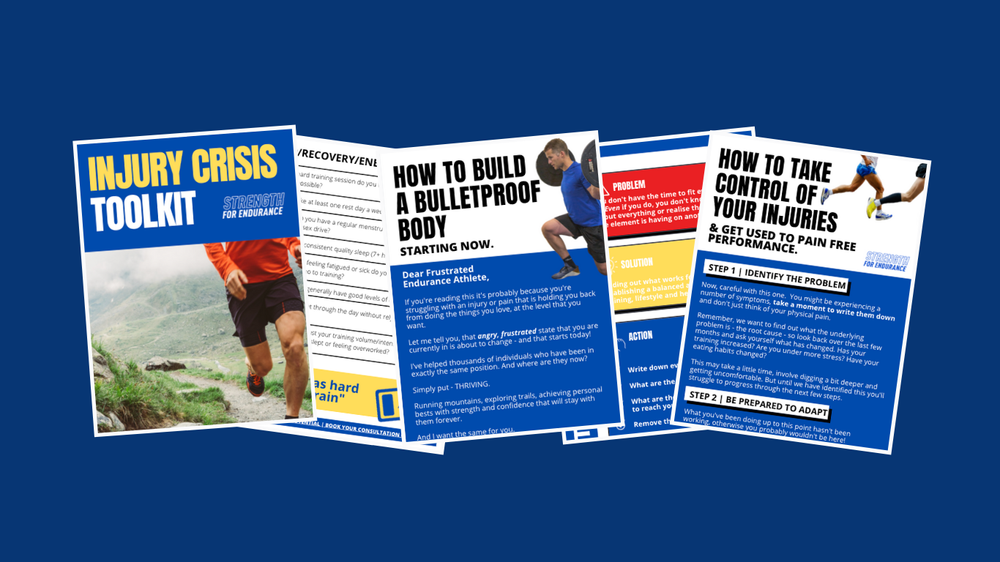 injury Crisis Toolkit | Strength for Endurance