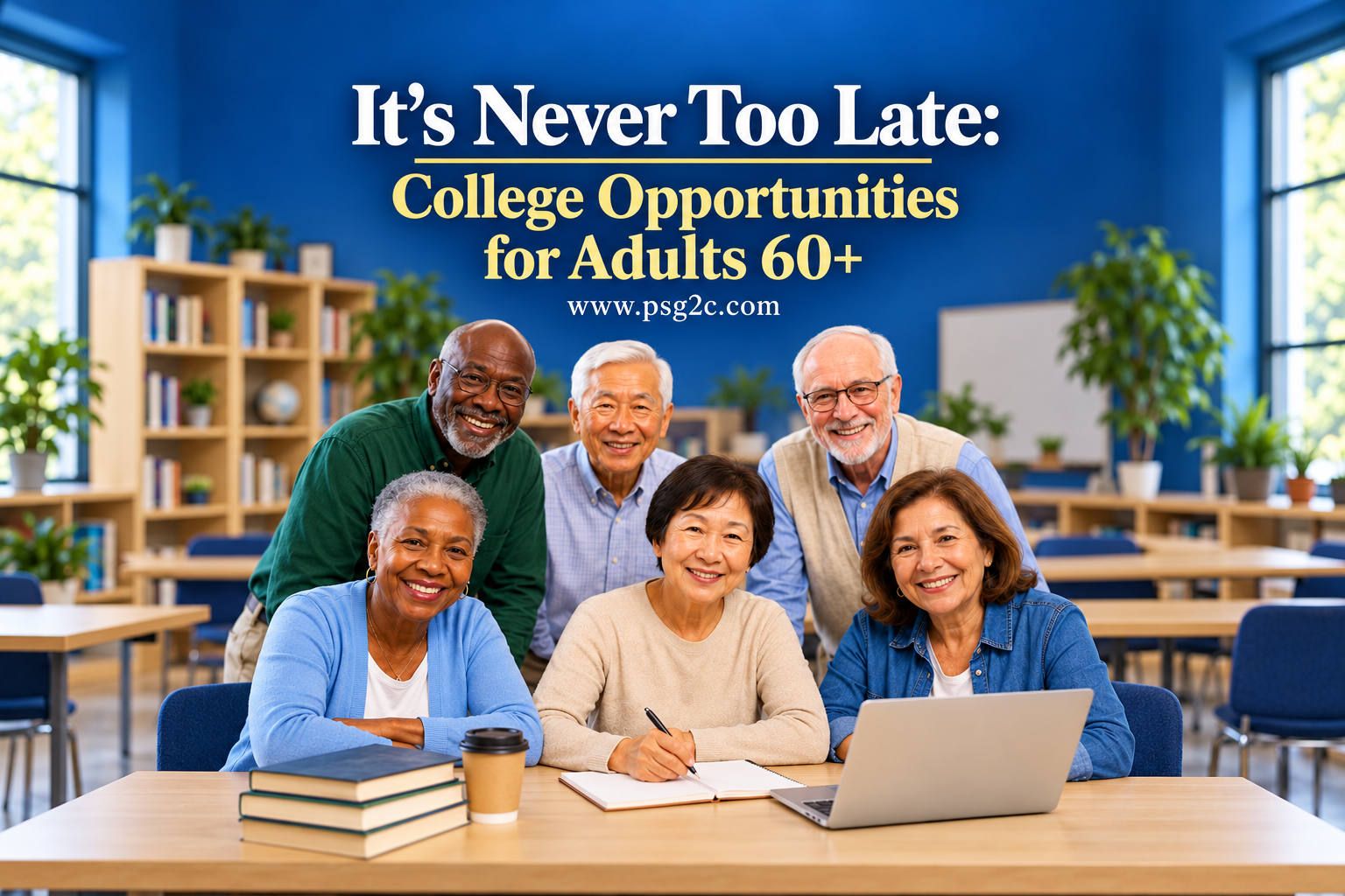 It's Never Too Late: College Opportunities for Adults 60+