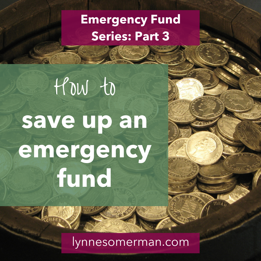 Personal finance advice || How to save up an emergency fund by The Wiser Miser. Here's how to save money for your emergency fund.