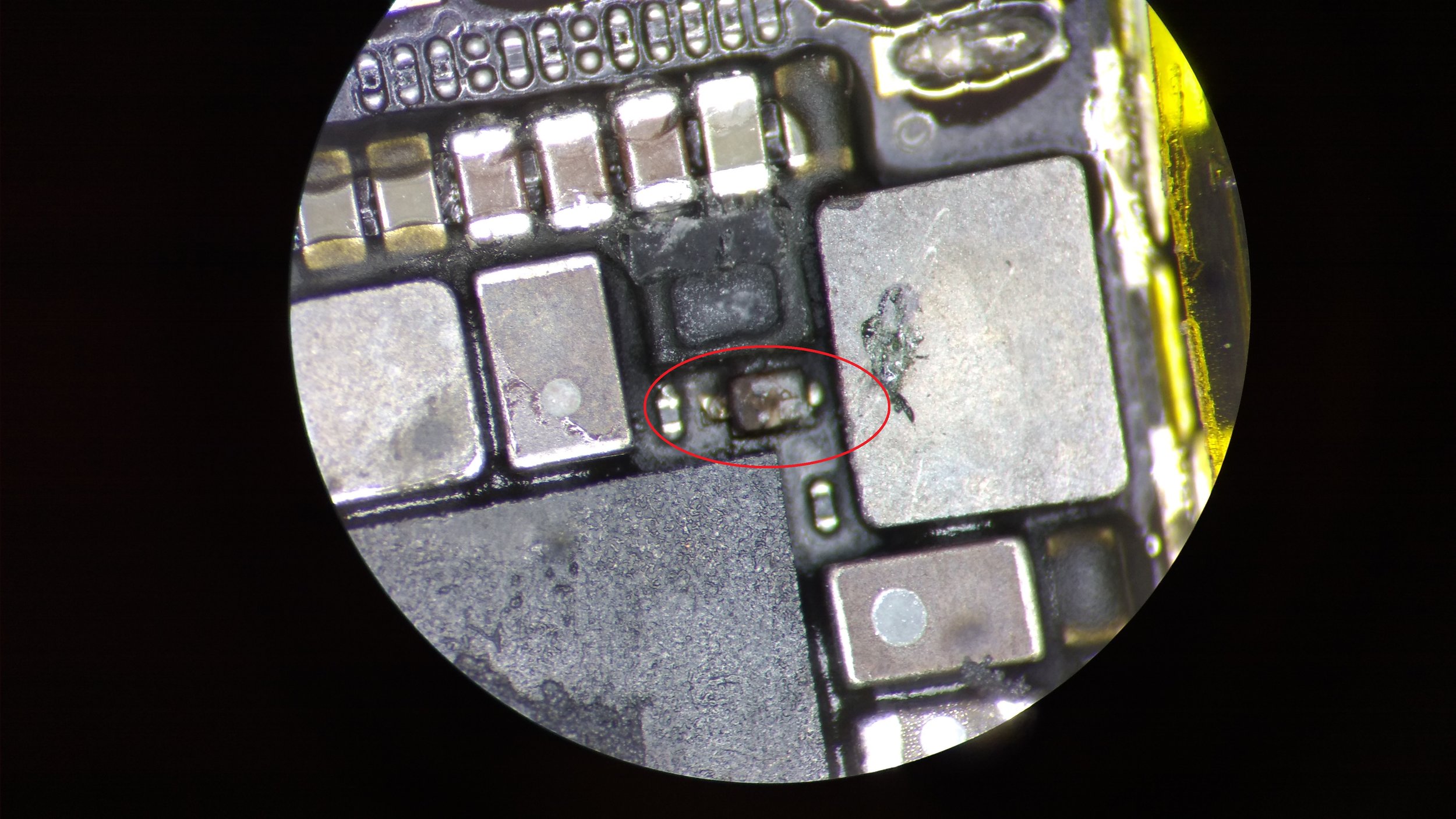 iPhone 6 D1501 Diode burnt