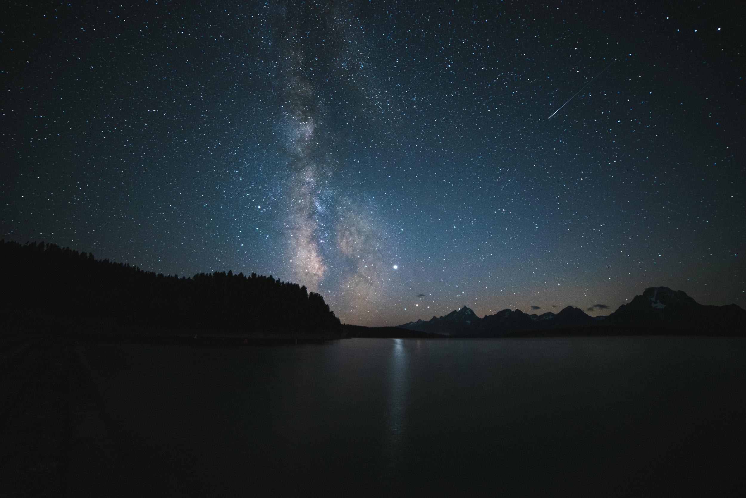 Milky Way Over Jackson Lake