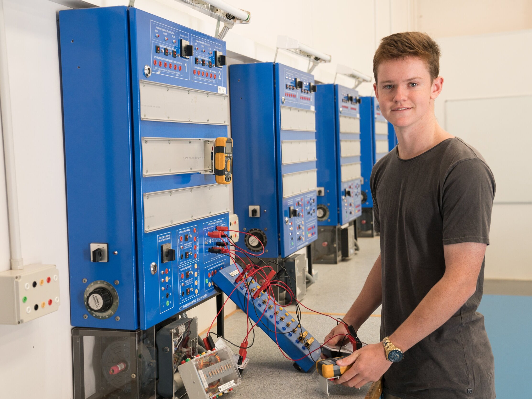 Ronan McGrath completed a Pre- Apprenticeship with College of Electrical Training and a work placement which contributed to WACE. Upon graduation, he was successful in gaining a full time apprenticeship.