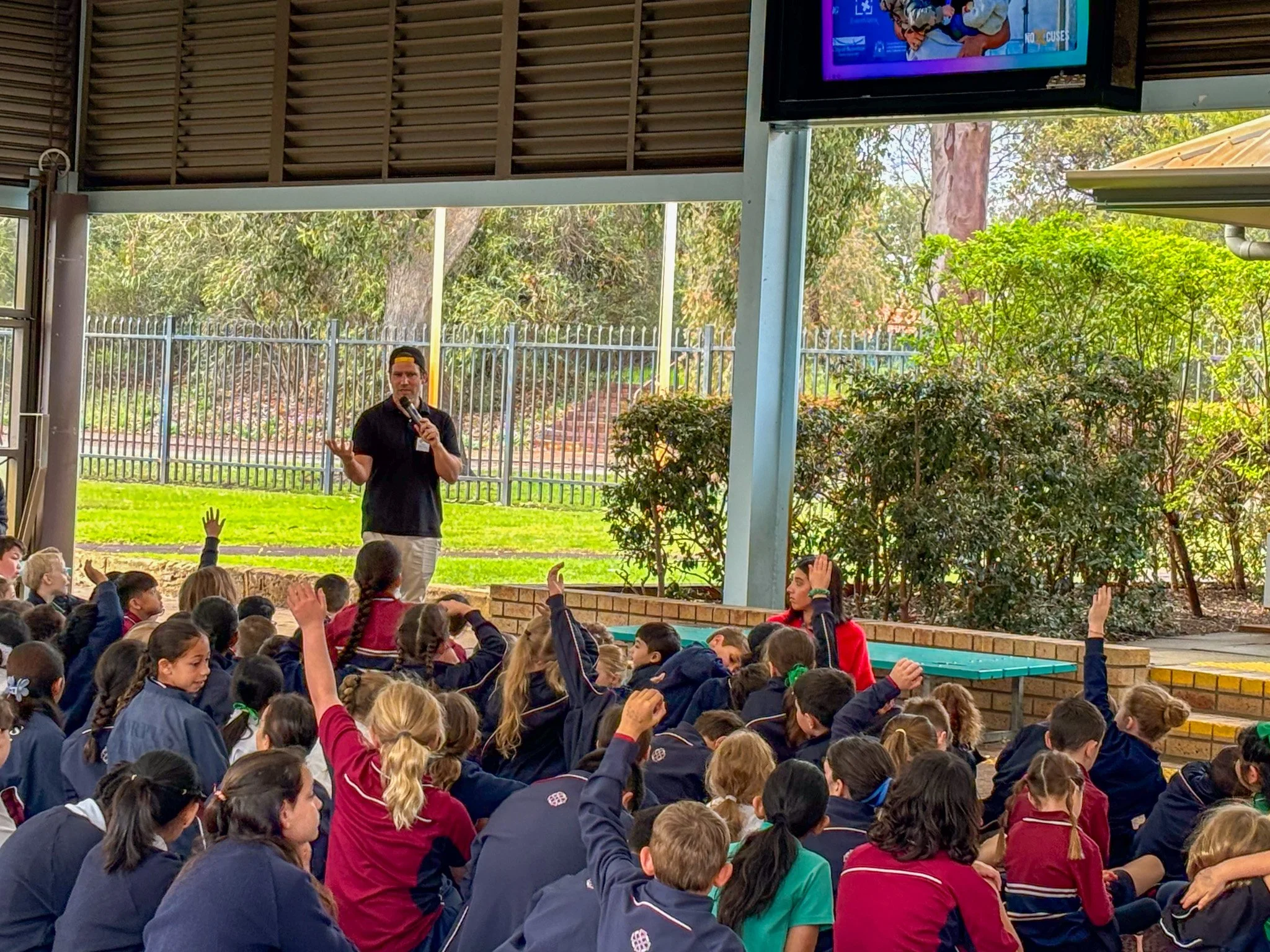 Inspiring Resilience: Mr. Brant Garvey’s Visit to Our Junior School