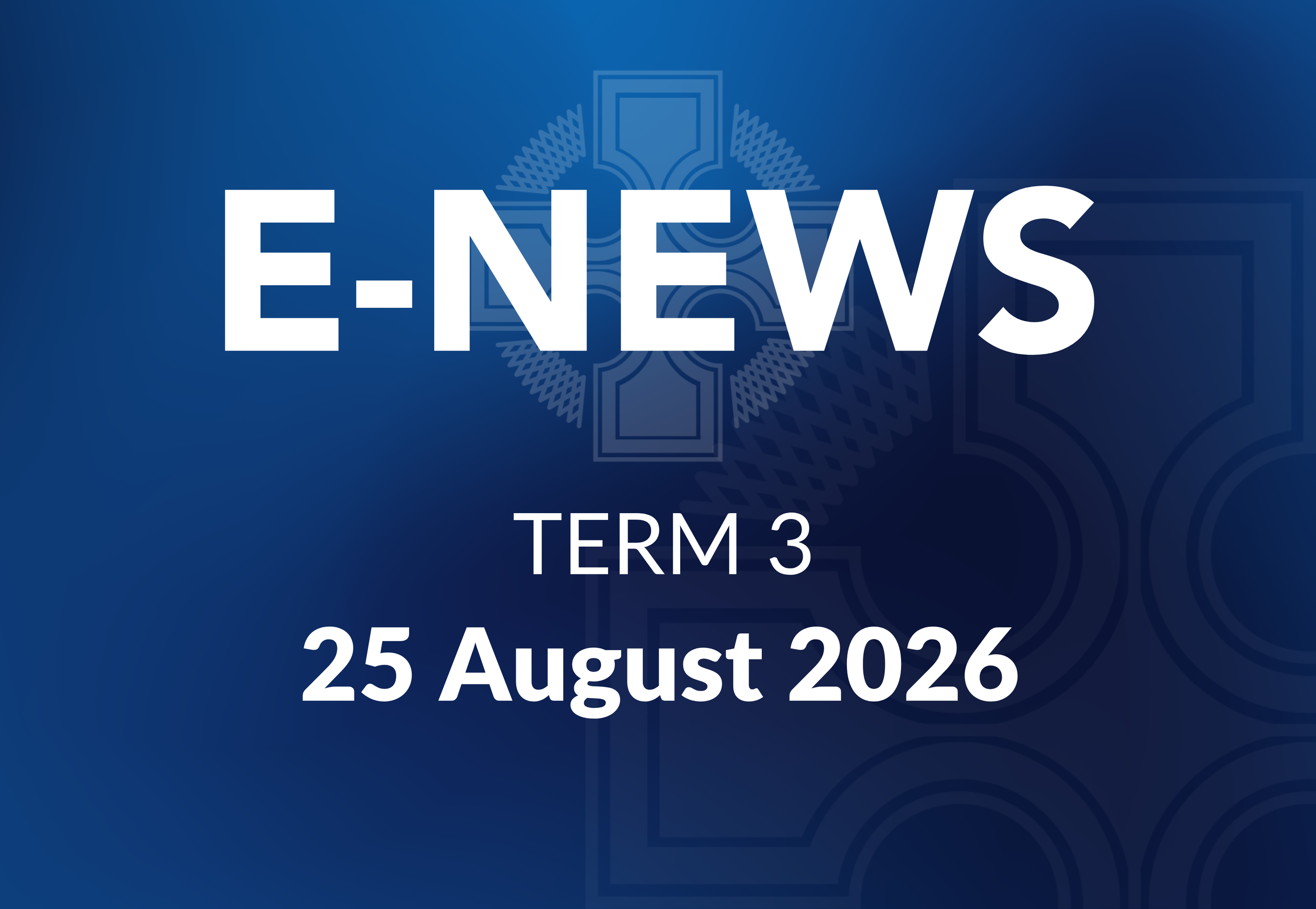 E-News 25 August