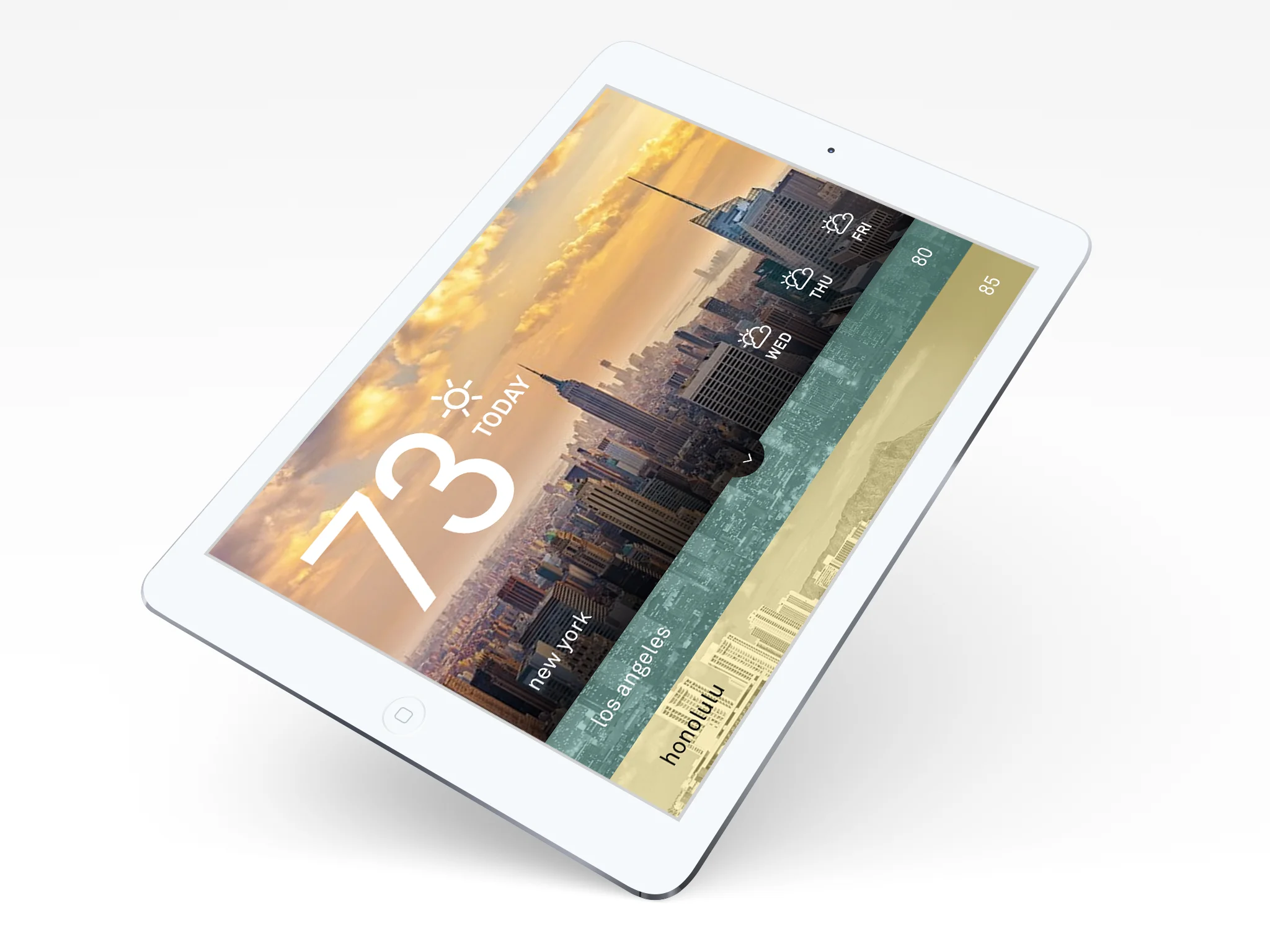 Weather iPad App