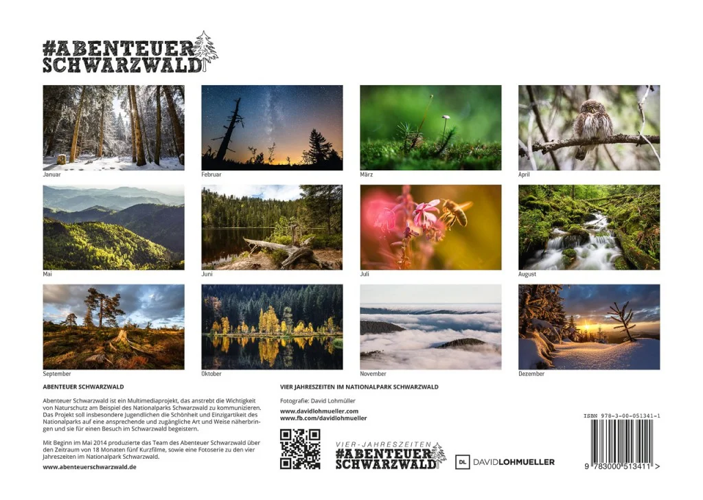 Kalender 2016 — Abenteuer Schwarzwald