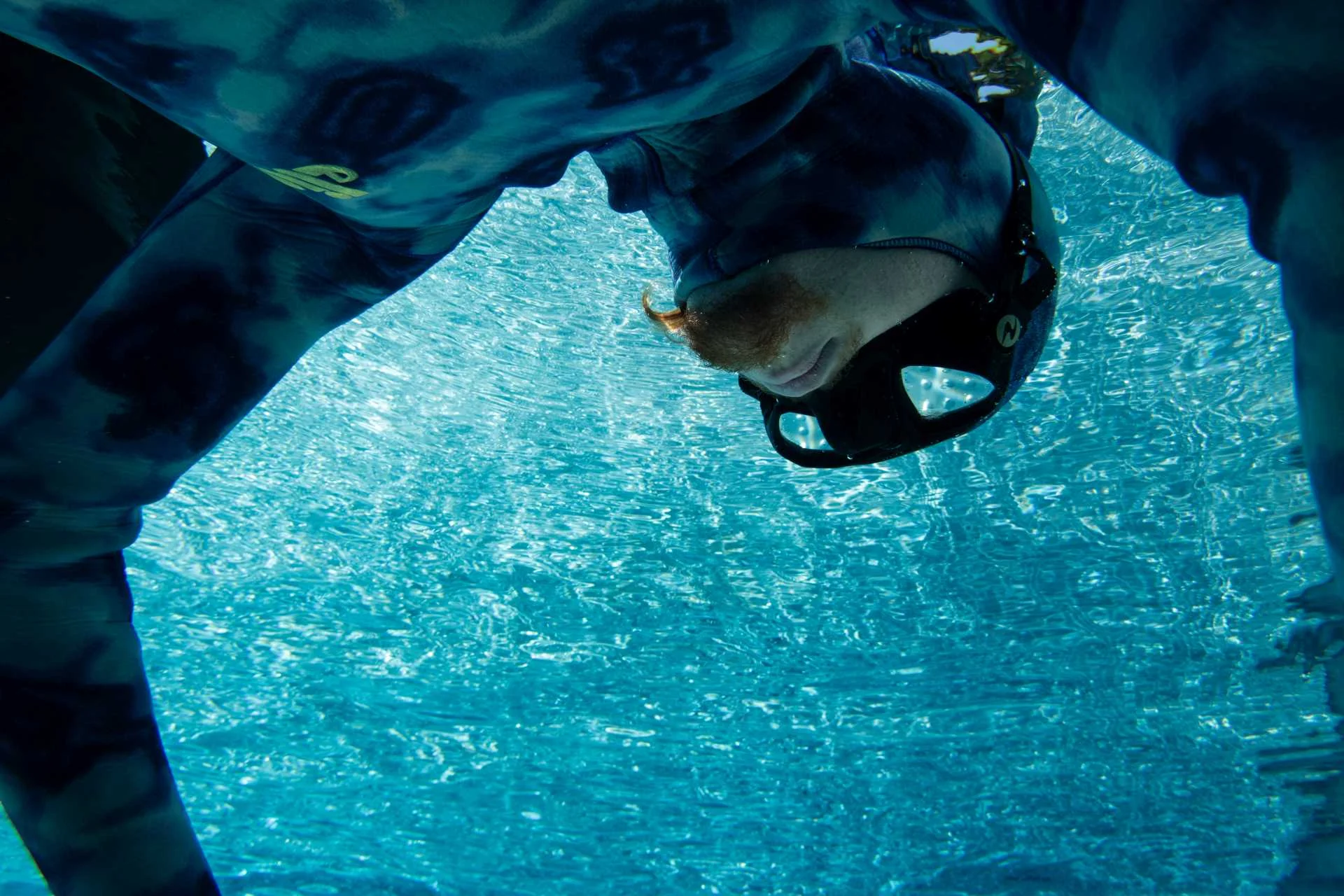 Nikolaj beim Zeittauchen.