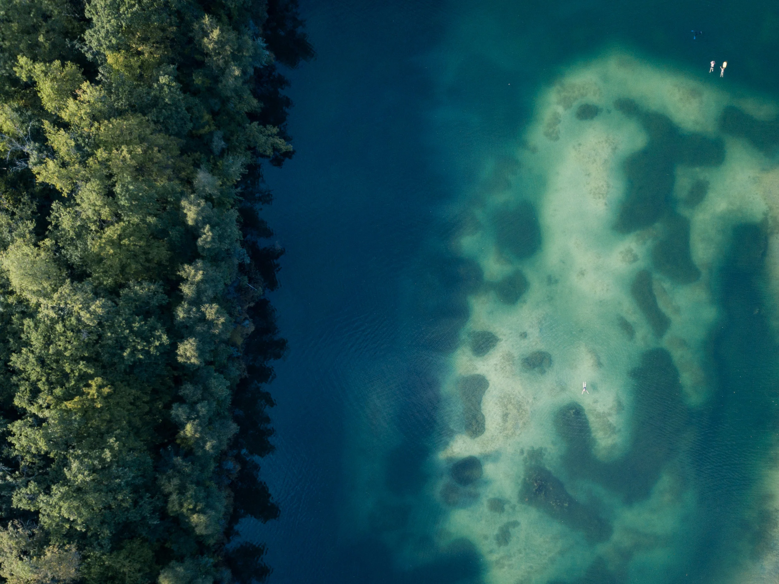 Unsere heimischen Gewässer aus der Vogelperspektive.