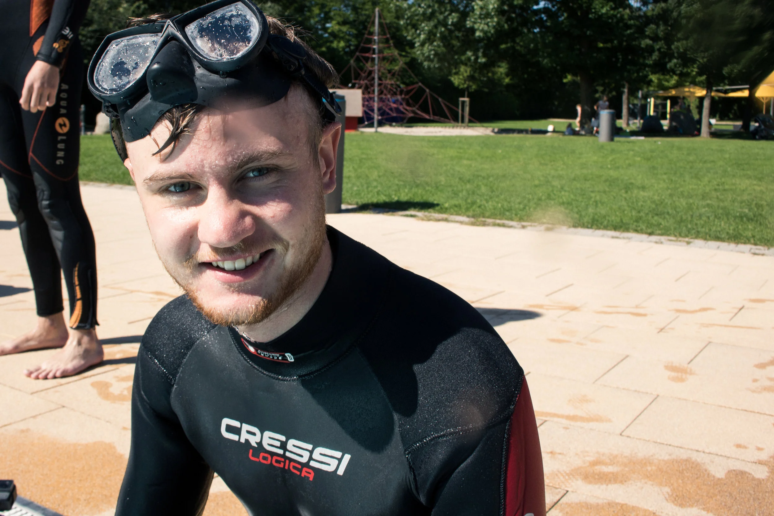 Stephan war Teil der Film- und Fotocrew beim Unterwasserwelten Camp.