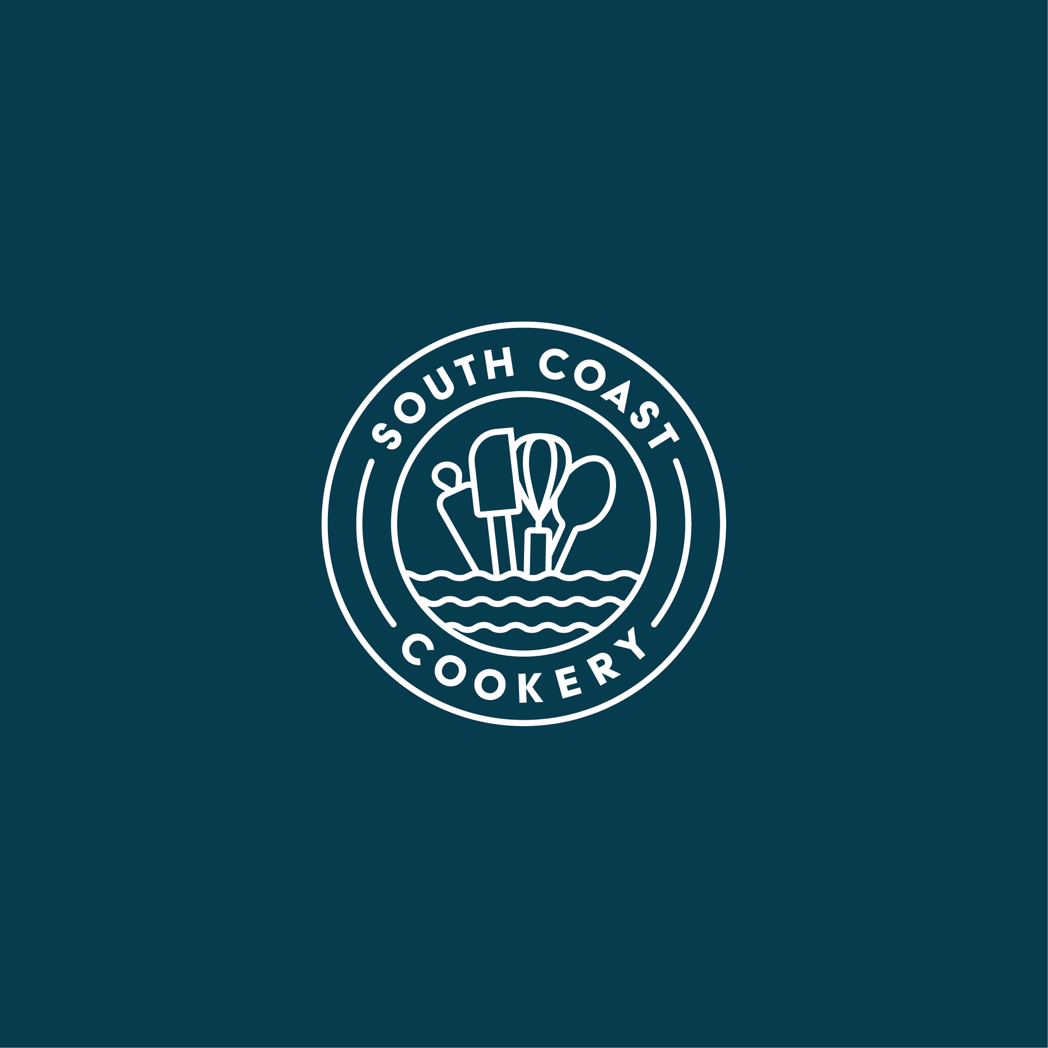 South Coast Cookery Logo Design - Apollo Creative Co