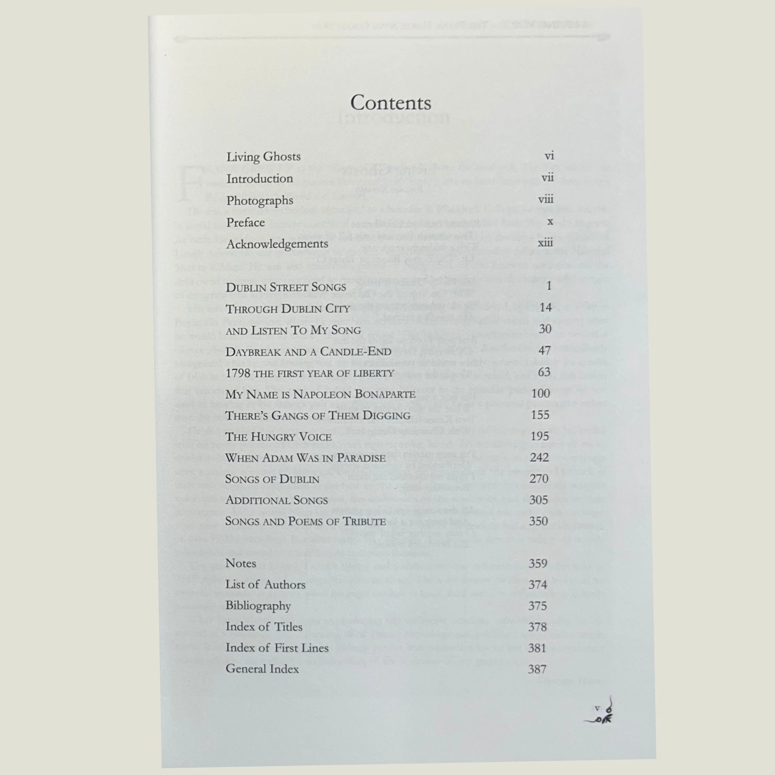 Frank Harte - A Living Voice - Contents Page.jpeg