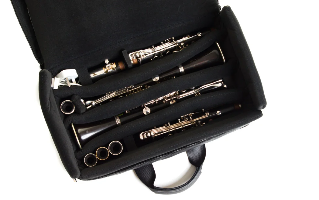 Compact Double Clarinet Case - Reed and Squeak