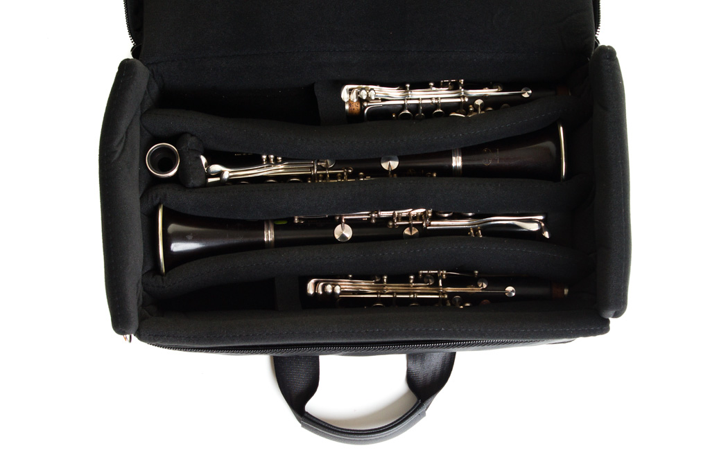 Compact Double Clarinet Case - Reed and Squeak