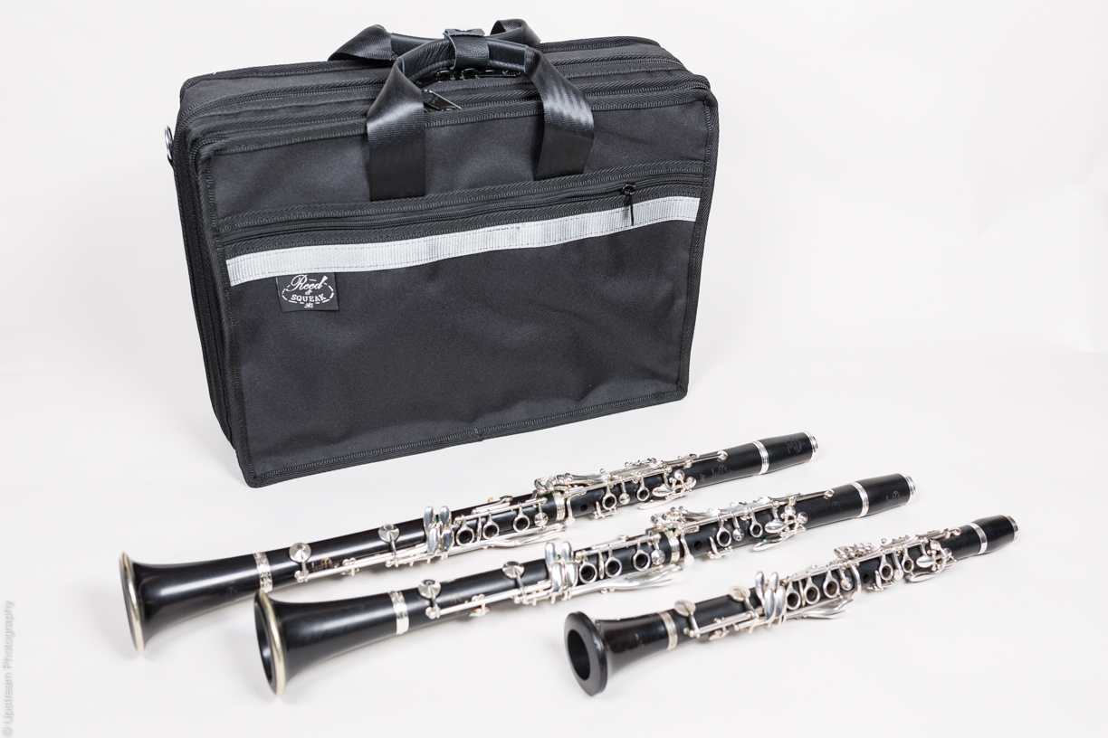 Compact Triple clarinet case - Reed and Squeak