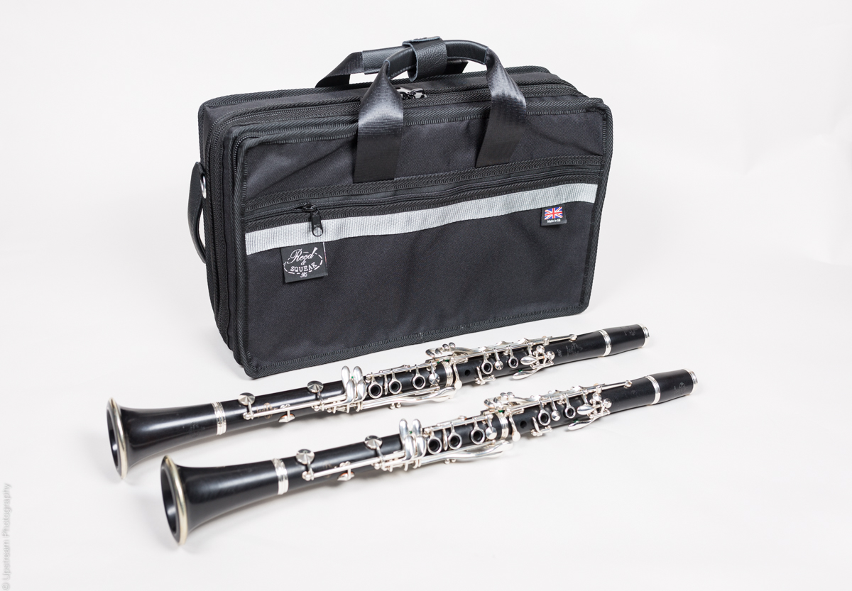 Compact Double Clarinet Case - Reed and Squeak