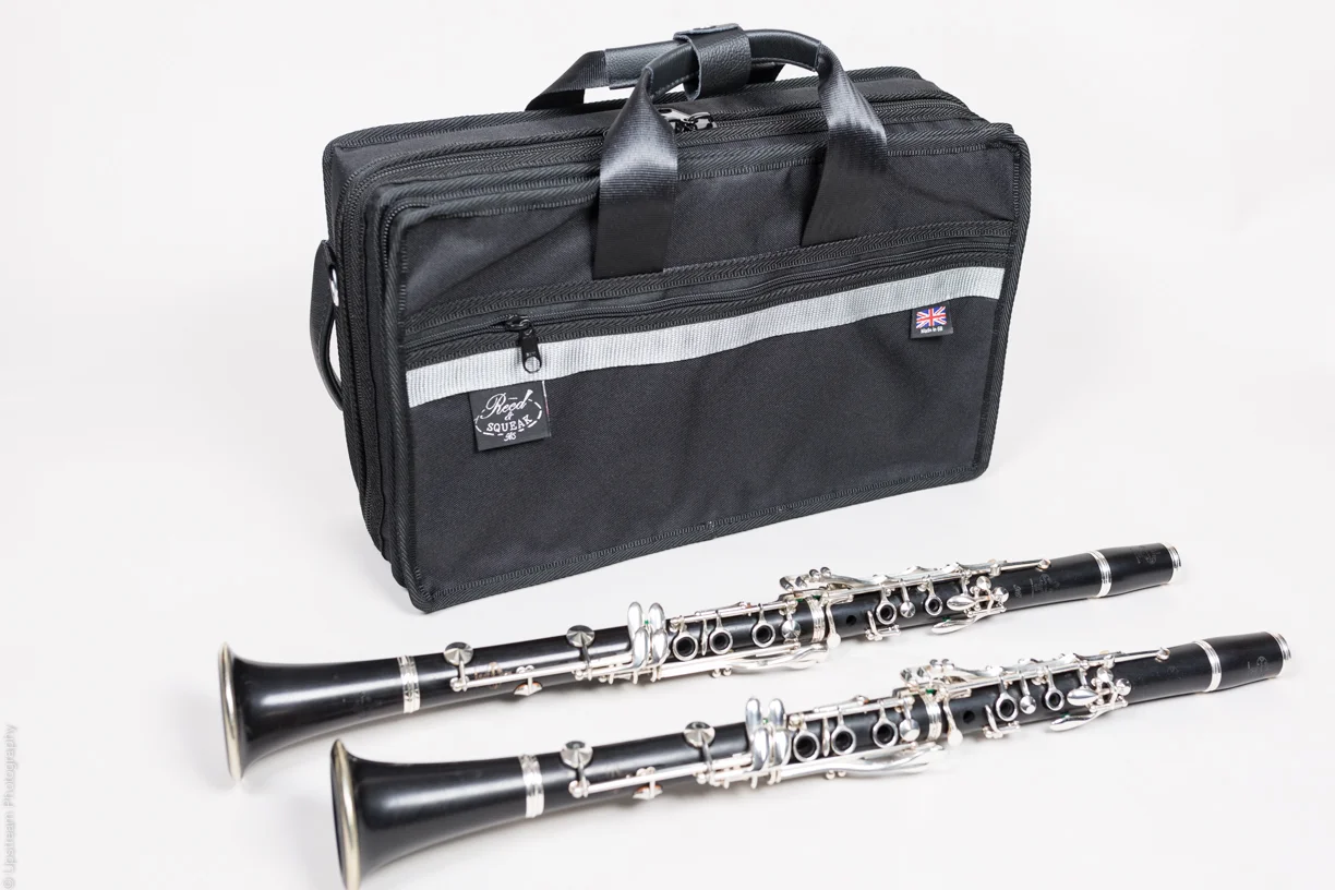 Compact Double Clarinet Case - Reed and Squeak