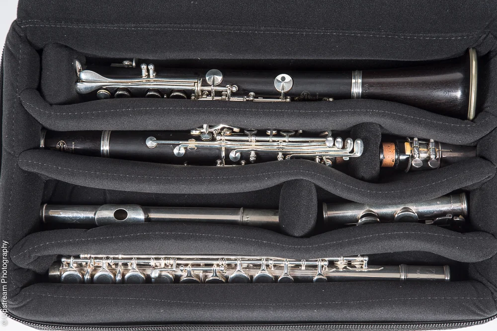 Compact Triple clarinet case - Reed and Squeak