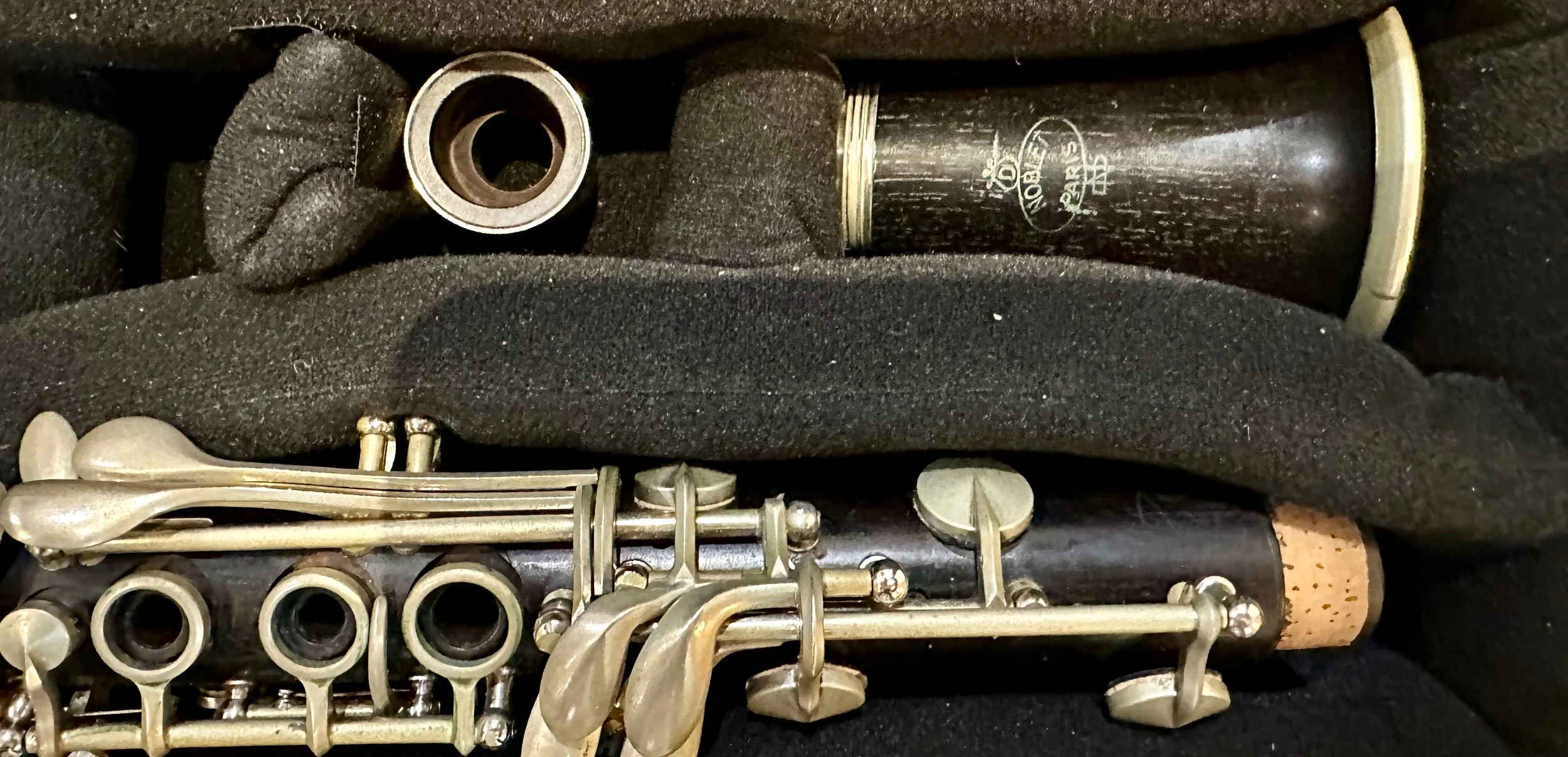 Clarinets for sale-194C Noblet Eb Clarinet-Superpadded