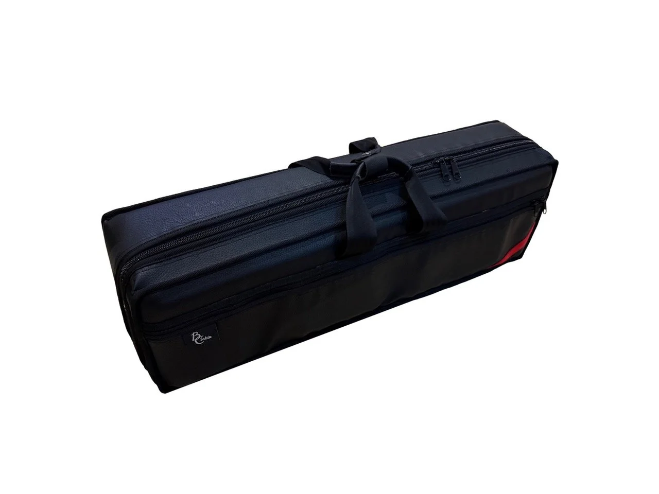 Red Stripe Bass Clarinet Case - Low C (+ Bb or Eb)