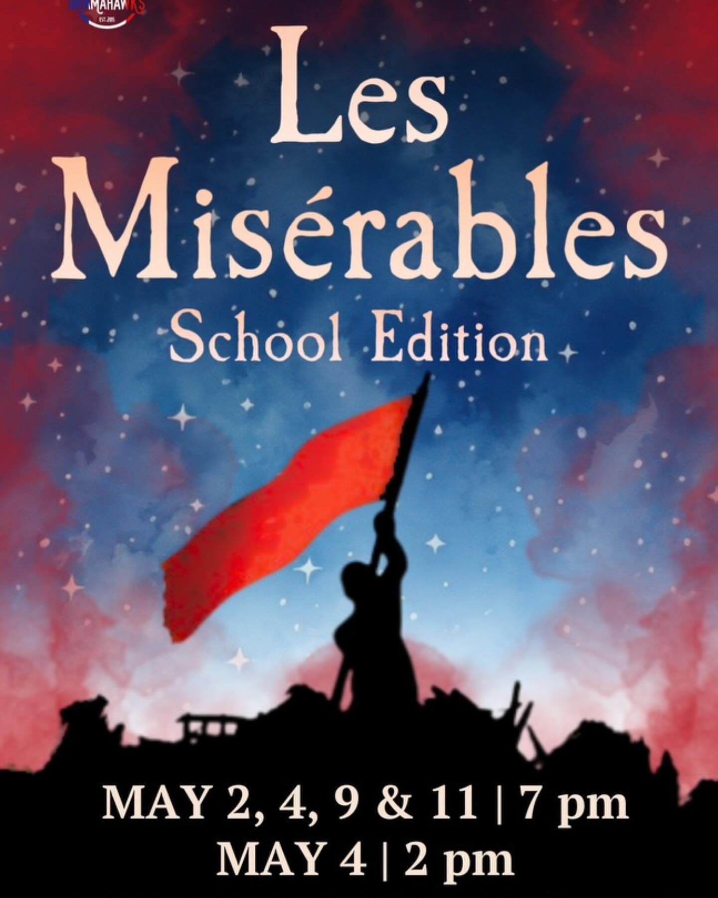 One day more until Les Mis opens make sure you are buying your tickets!!!!!