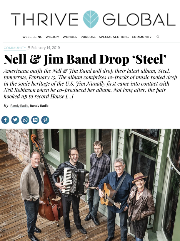 Nell & Jim Band Drop ‘Steel’