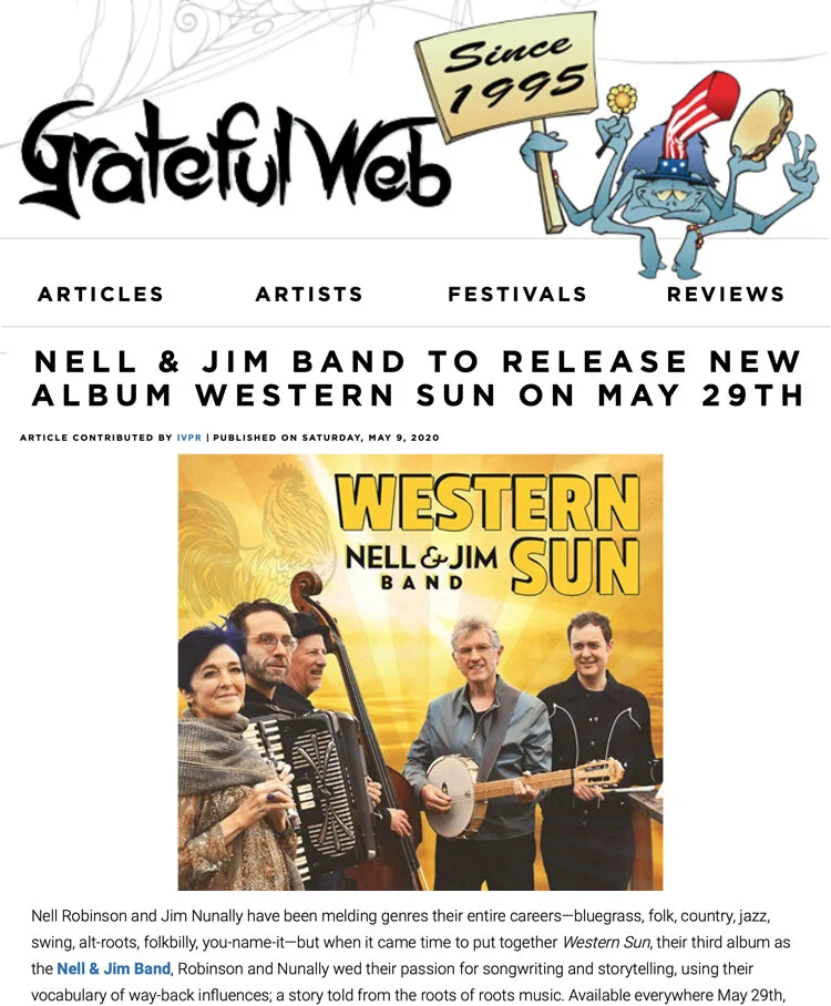 Grateful Web Western Sun Release on May 29th
