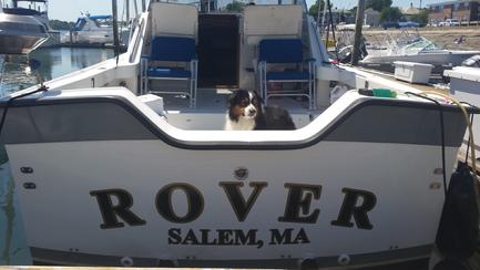My buddy Lucas on 'Rover'
