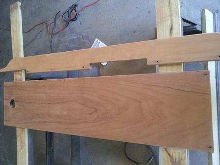 Same pieces as above all sanded and ready to be varnished.