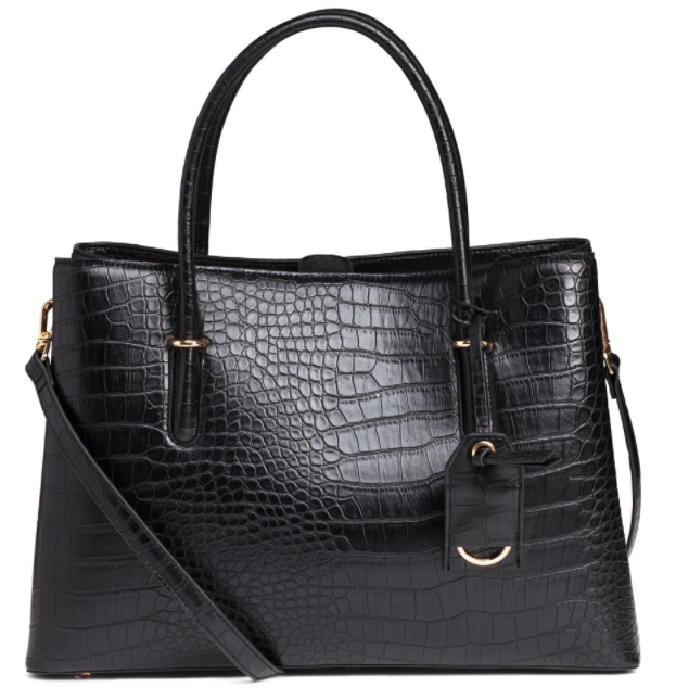 H&M Crocodile Patterned Handbag