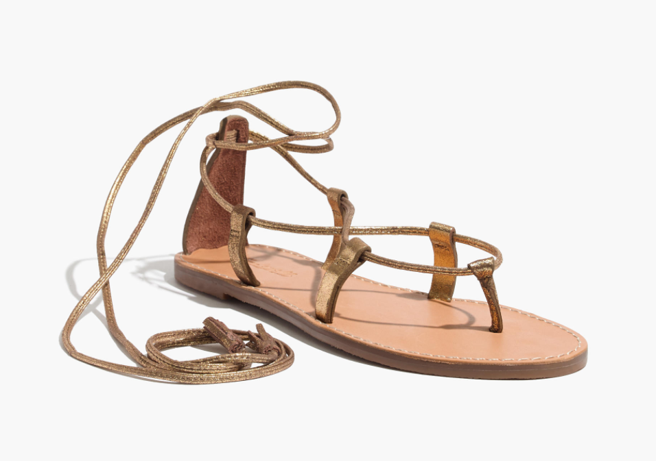 Madewell Boardwalk Lace Up Sandal