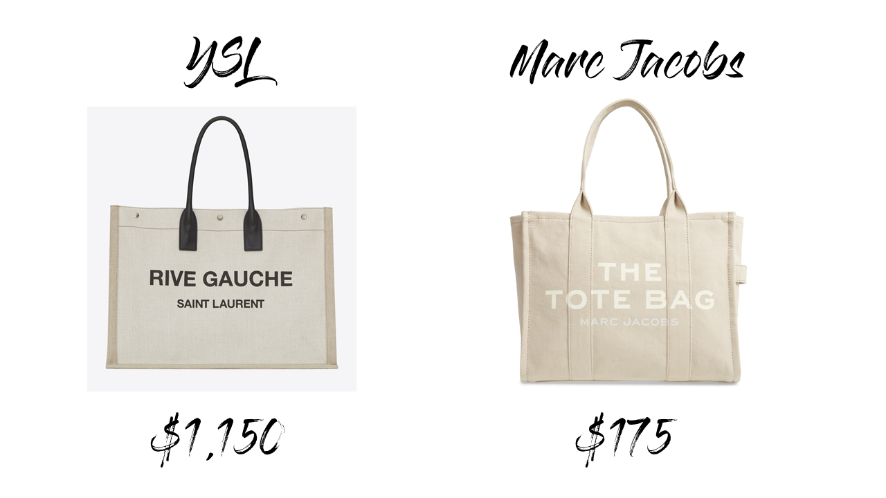 Marc Jacobs Tote Bag Dupe 