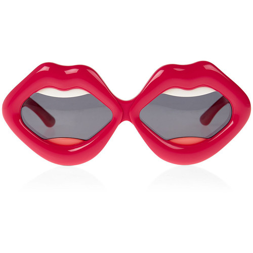 Lip-shaped Sunglasses by LINDA FARROW x YAZBUKEY at AVENUE32.COM £180