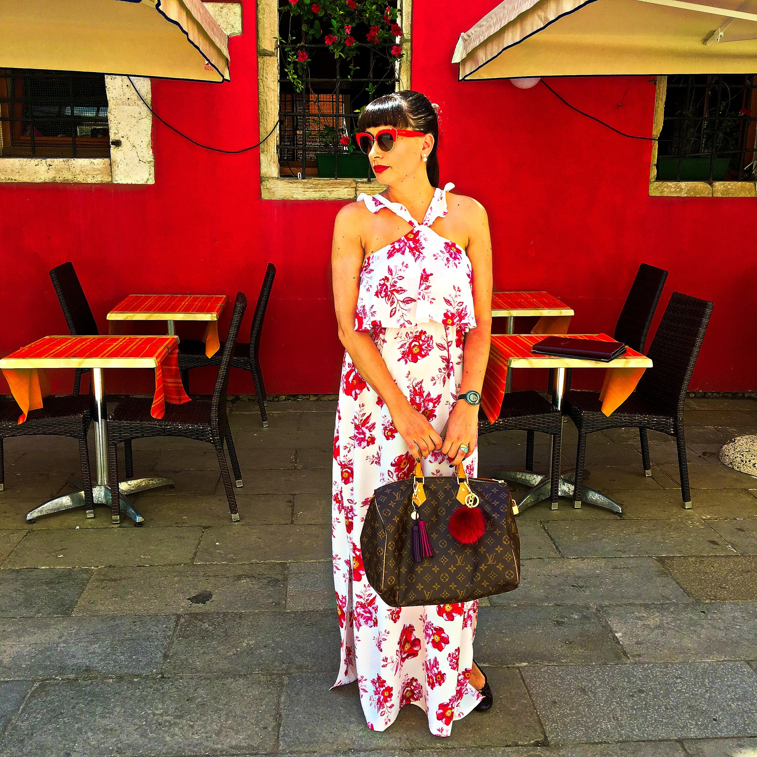 Venice - Day 1: Long Peasant Dress