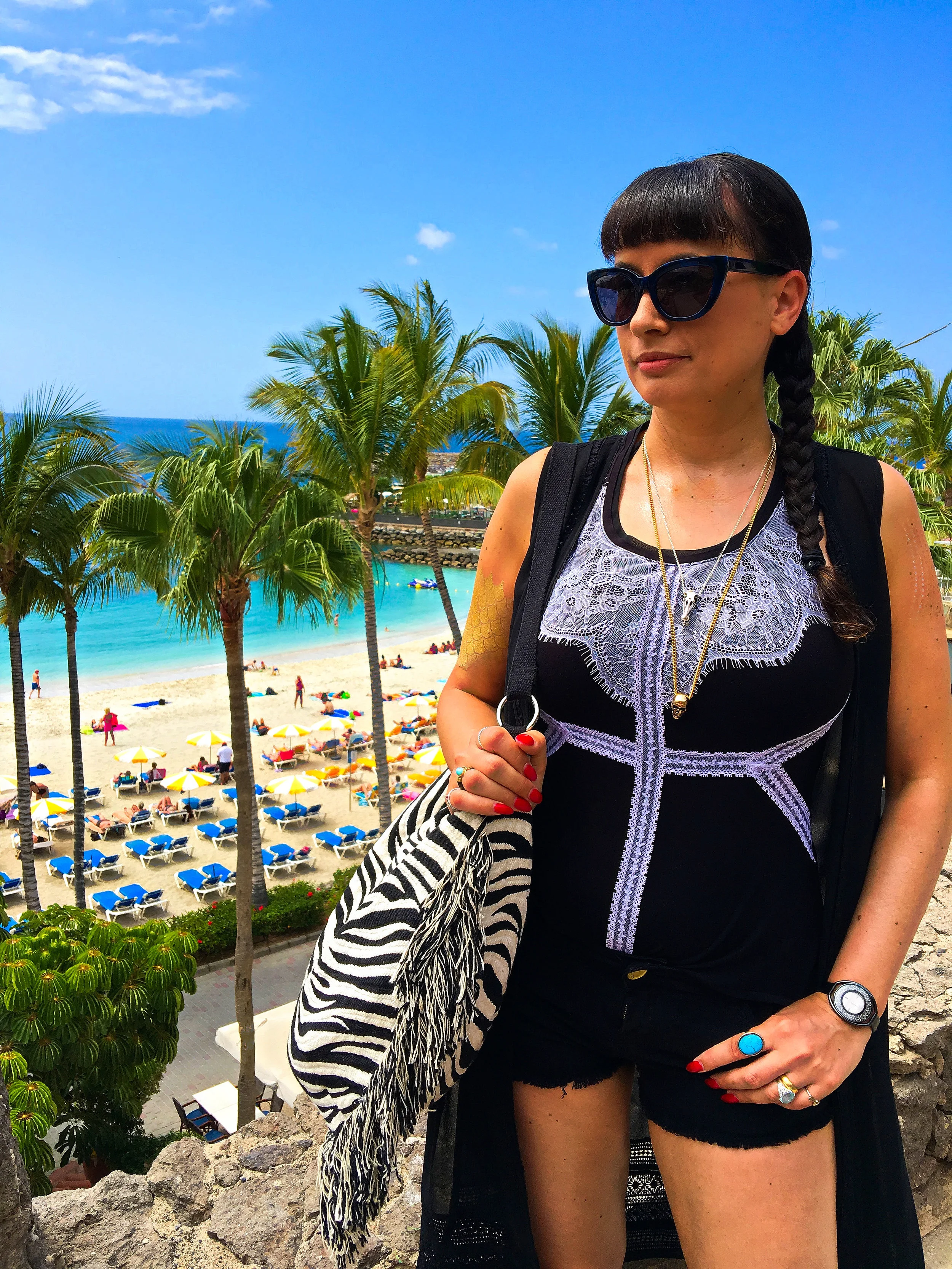 Gran Canaria Holiday - Black and White