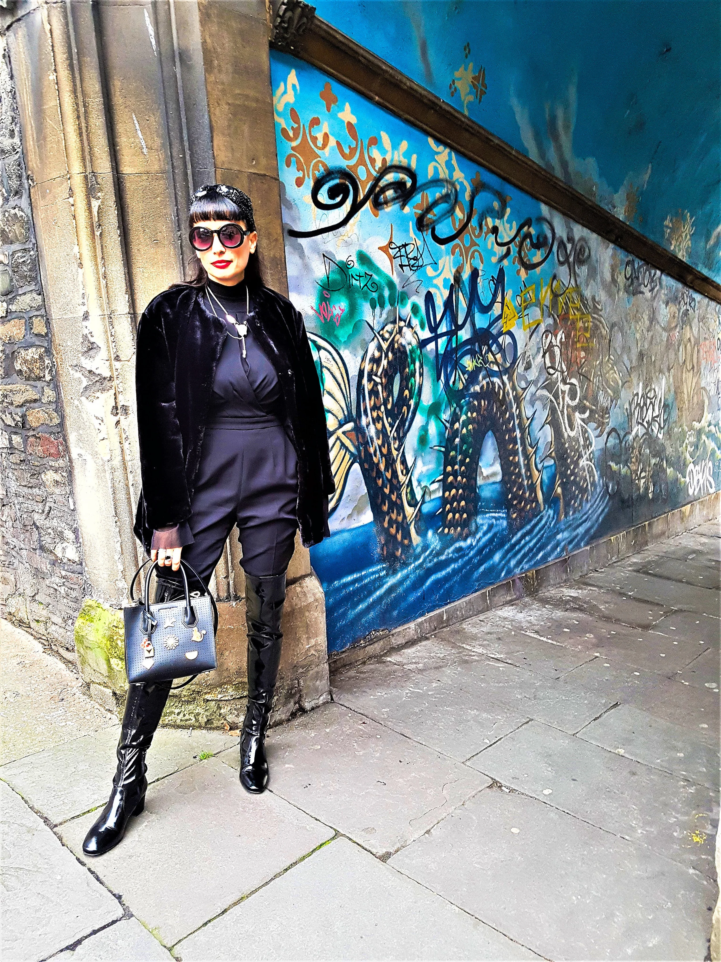 A Jumpsuit and Faux Fur!