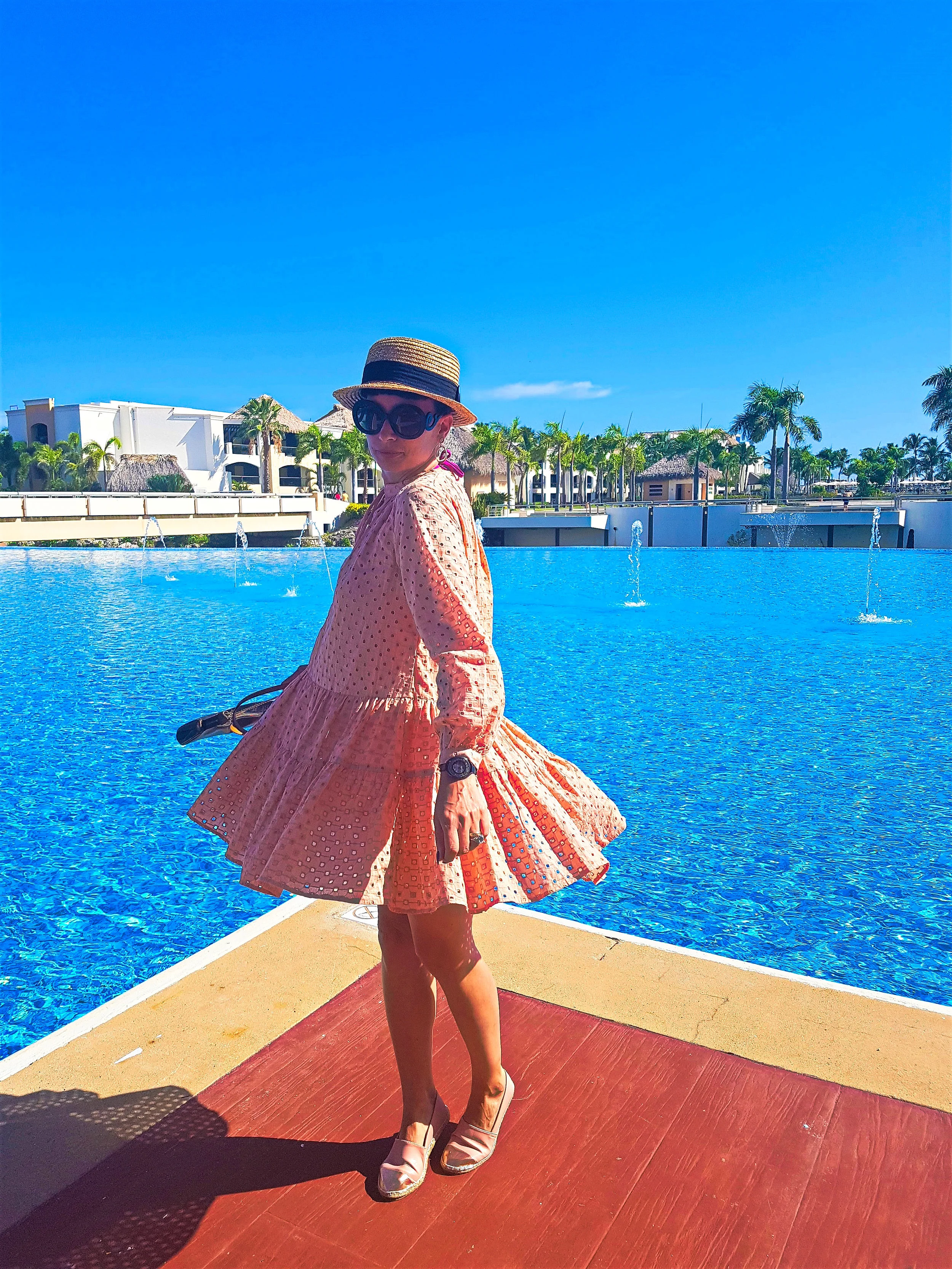 Pink Smock Dress