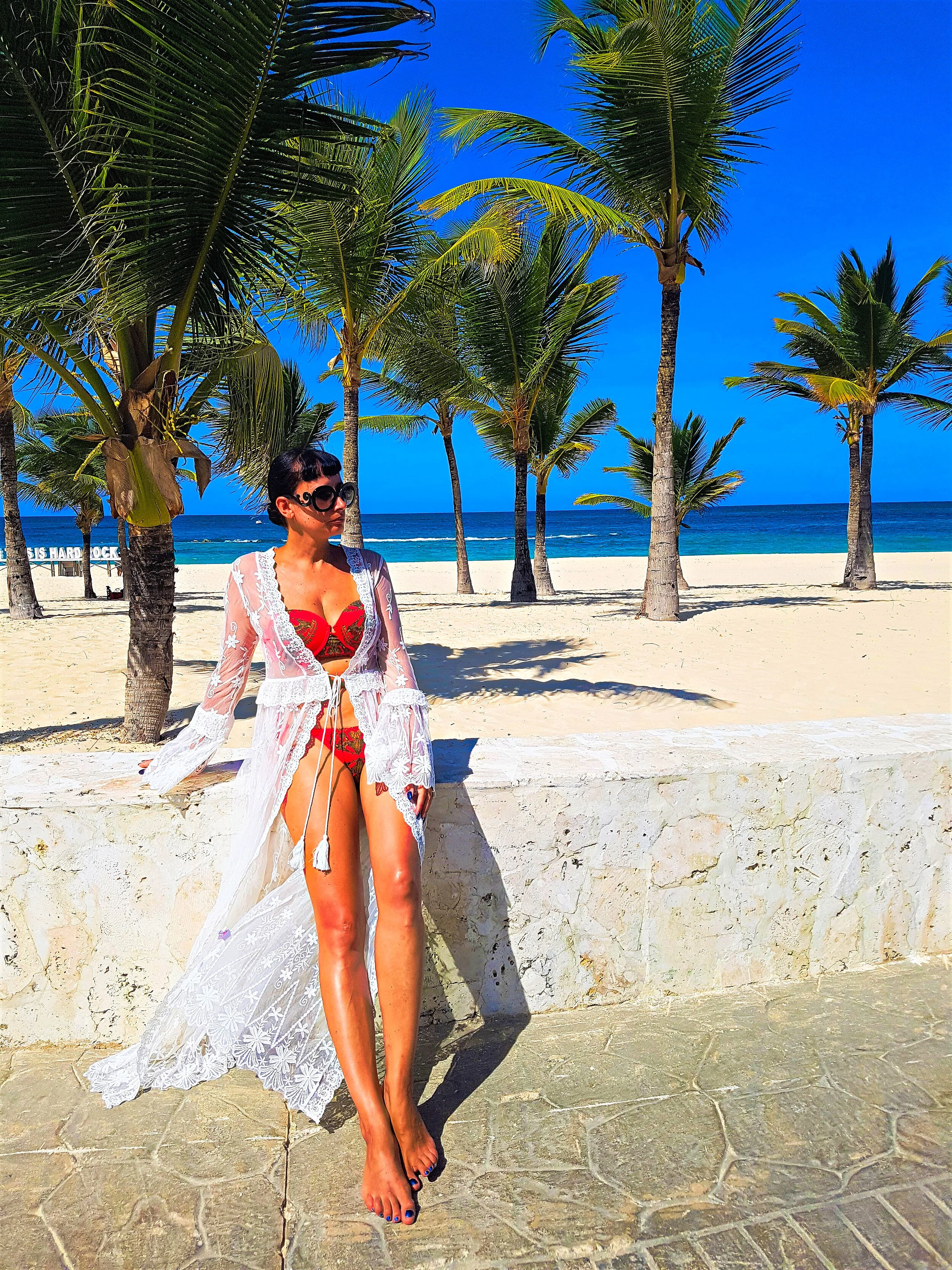 White Lace Kimono