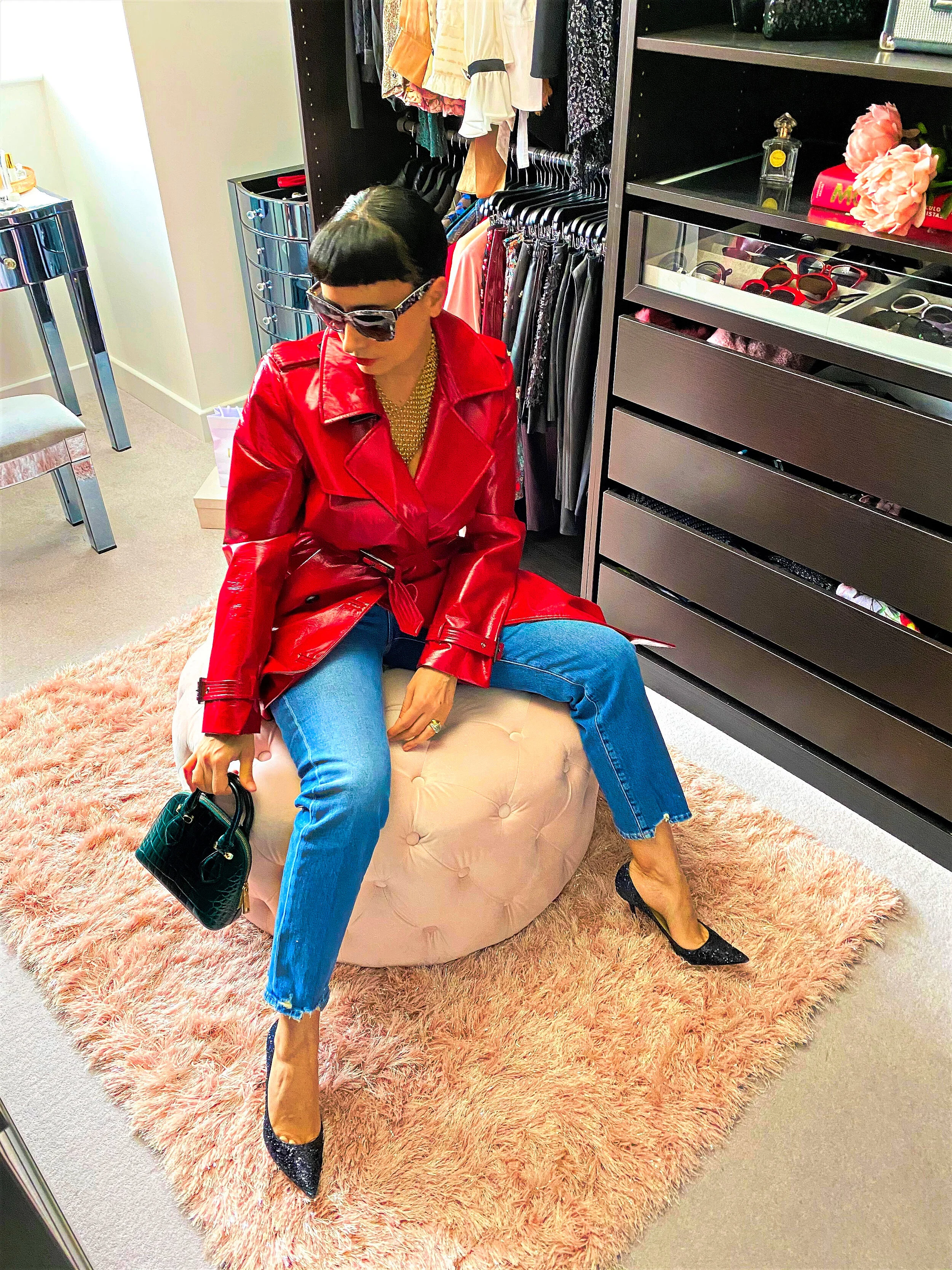 Vinyl Trench and Jeans